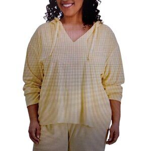 NWT Rebellious One Womens Trendy Plus Size Loop Terry Hoodie 2X